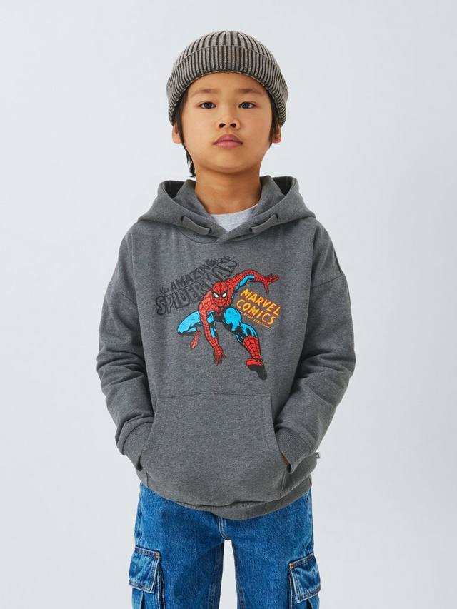 

Детская толстовка Spider-Man Brand Threads, Grey