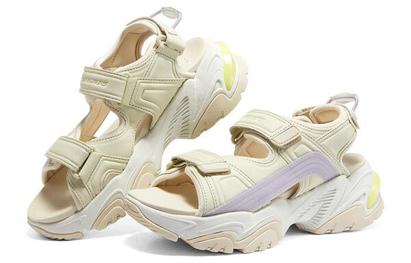 Сандалии cali stamina v2 sandals 'white pink purple' Skechers, белый — фото 3