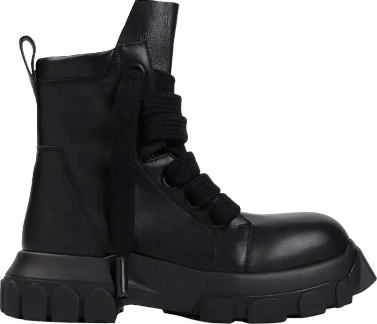 

Кроссовки Rick Owens Lido Jumbo Laced Bozo Tractor High 'Black', черный, Серый, Кроссовки Rick Owens Lido Jumbo Laced Bozo Tractor High 'Black', черный