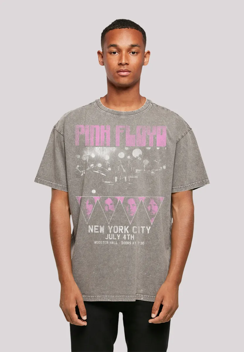 

F4NT4STIC Футболка "Pink Floyd Oversize", принт, цвет Asphalt