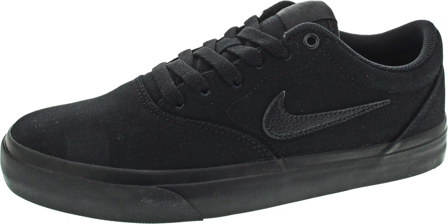 Кроссовки Nike SB Check Solarsoft Canvas, Black Black Black 001