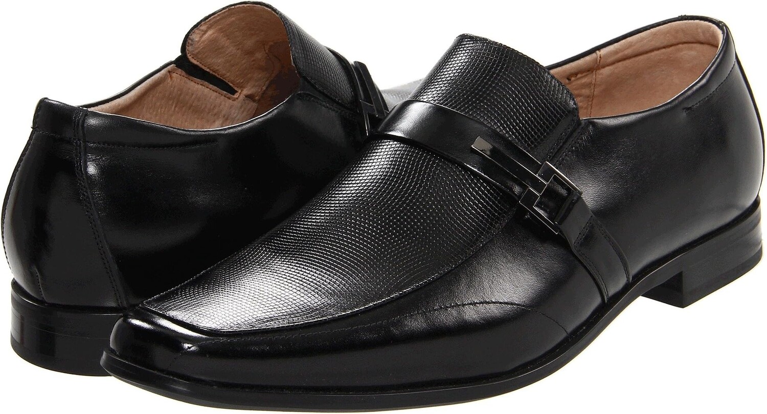 

Лоферы Stacy Adams Beau Moc Toe Slip On Loafer, черный
