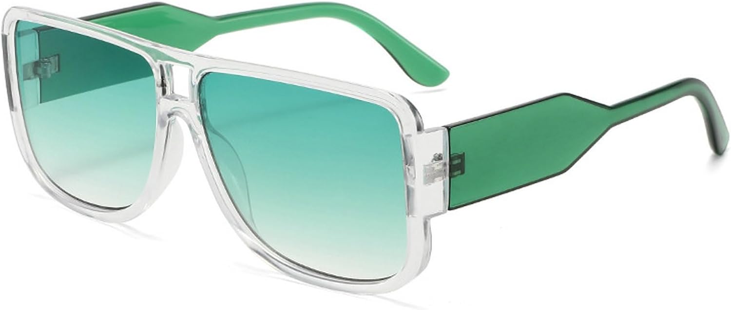 

Ретро-стильные солнцезащитные очки-пилот для женщин, винтажные квадратные солнцезащитные очки для мужчин, стильные солнцезащитные очки с градиентным переходом, женские солнцезащитные очки UV400 mincl, C3