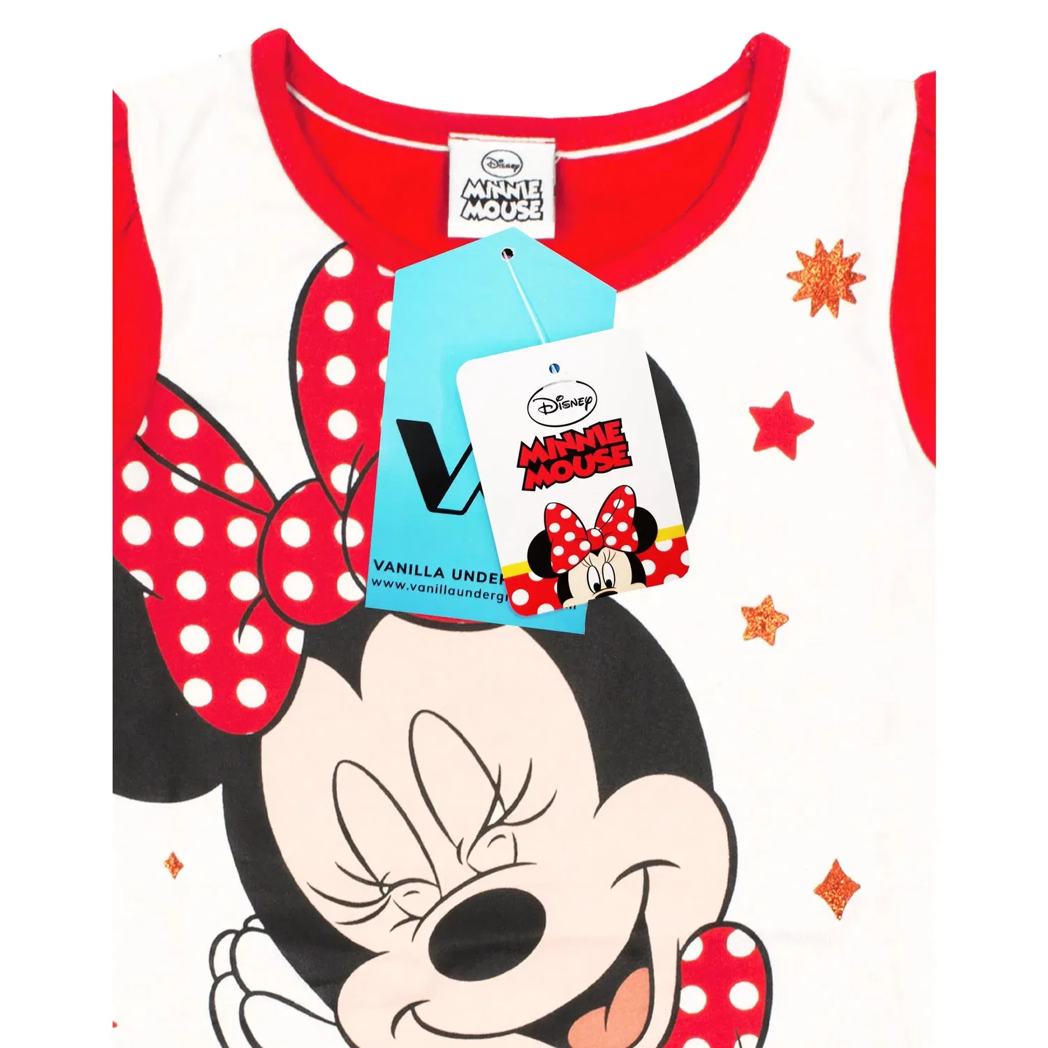 Пижамный набор для девочек Minnie Mouse Disney, красный — фото 4