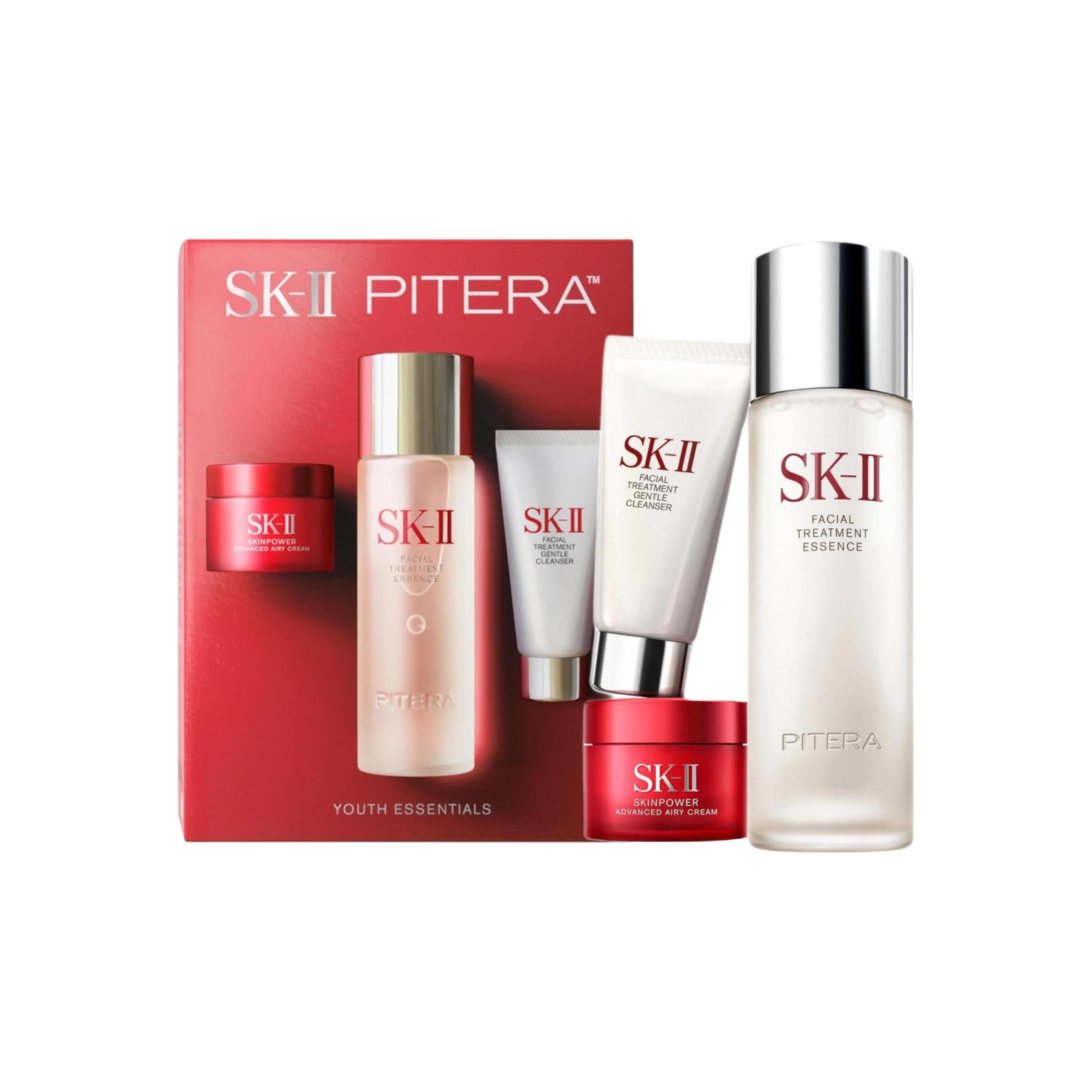 

Набор для ухода за кожей SK II Pitera увлажняющая сыворотка 75мл+крем для лица 15г+очищающее молочко 20г SK-II