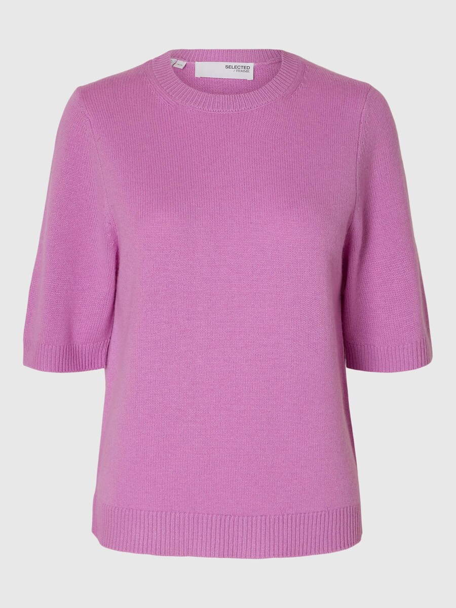 

Вязаный топ SELECTED, розовый