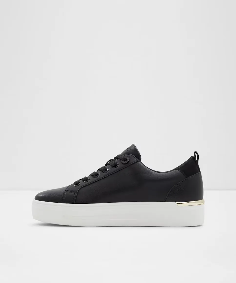 Женская повседневная спортивная обувь с круглым носком Aldo, чёрный — фото 3