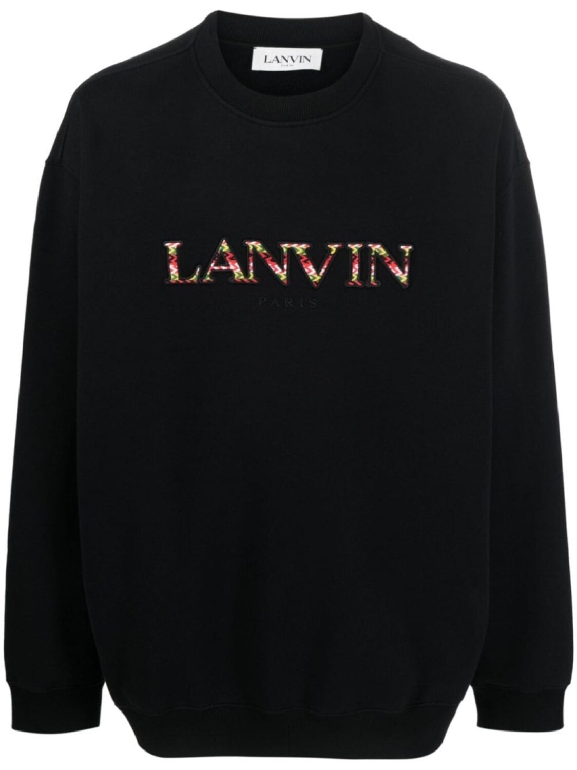 

Lanvin толстовка с вышитым логотипом, синий