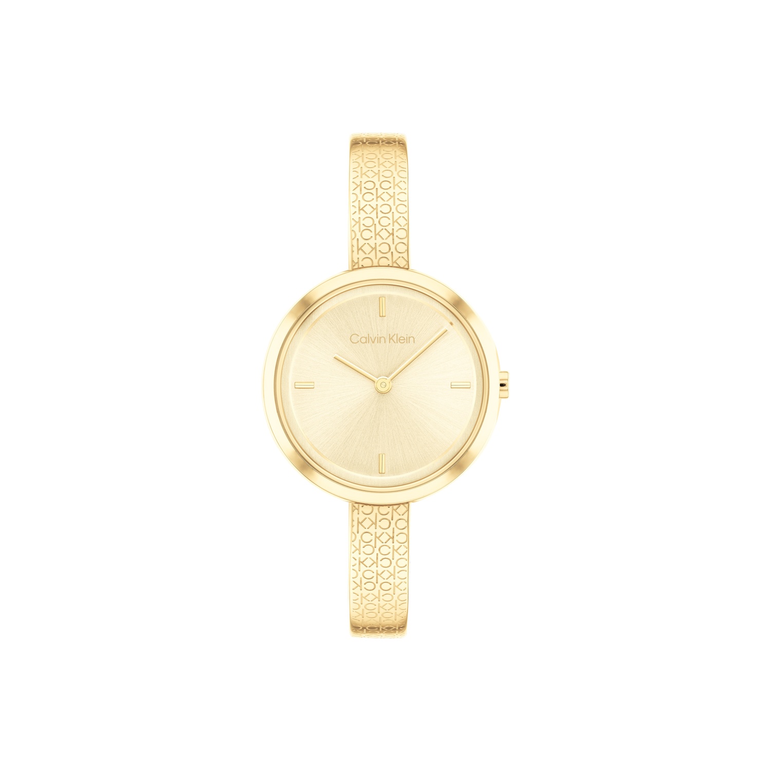 

Calvin Klein Часы Wind Style Collection Wrist Watch Quartz Movement Stainless Steel Watchband 30mm Gold Dial Women's Watch, Gold Dial