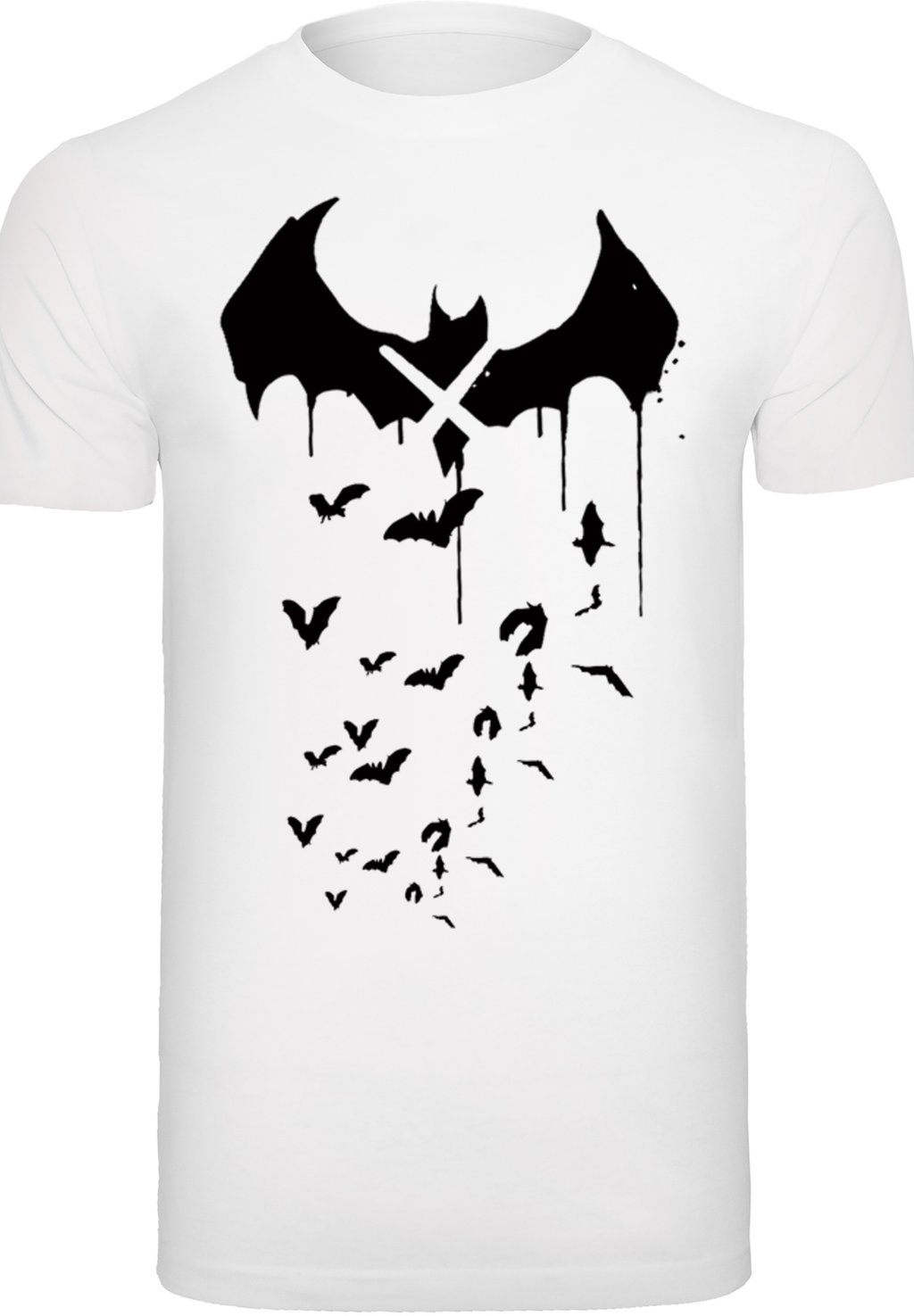 

Футболка с принтом DC COMICS BATMAN ARKHAM KNIGHT BATS X DRIP F4NT4STIC, белый