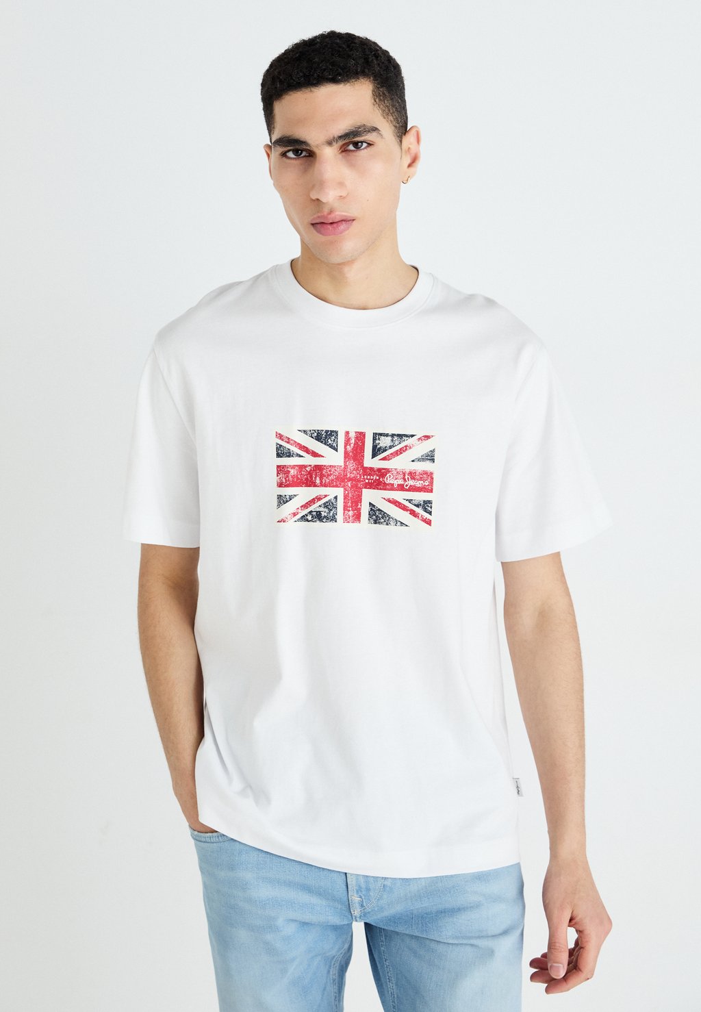 

Футболка с принтом UNION TEE Pepe Jeans, белый