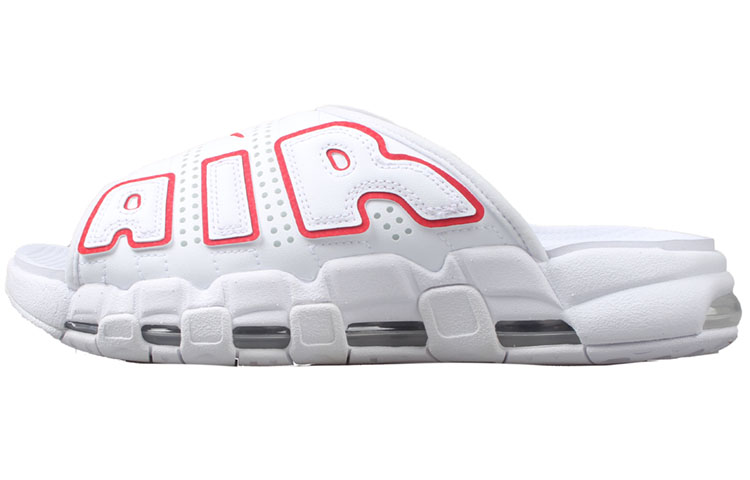Nike Air More Uptempo White University Red Женские Белый Красный