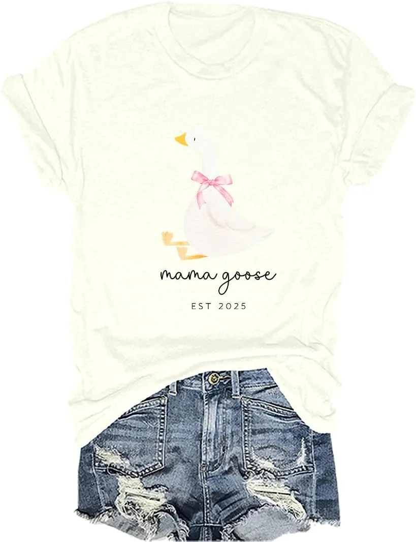 Футболка Mama Goose с юмором ко Дню матери