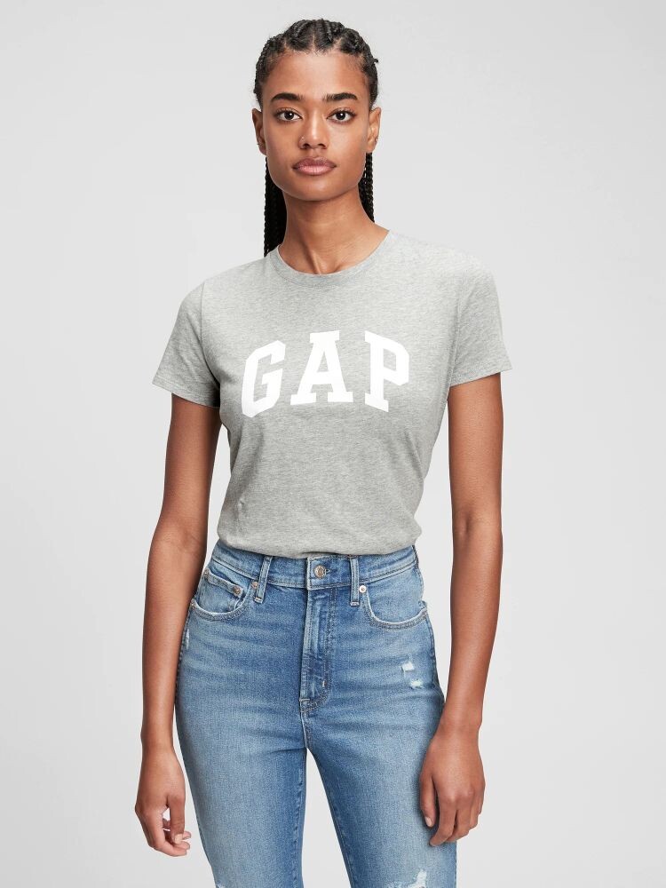 

Футболка с логотипом Gap, серый