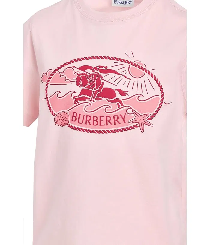 Топ Cedar Wave Burberry Kids, Mallow Pink — фото 3
