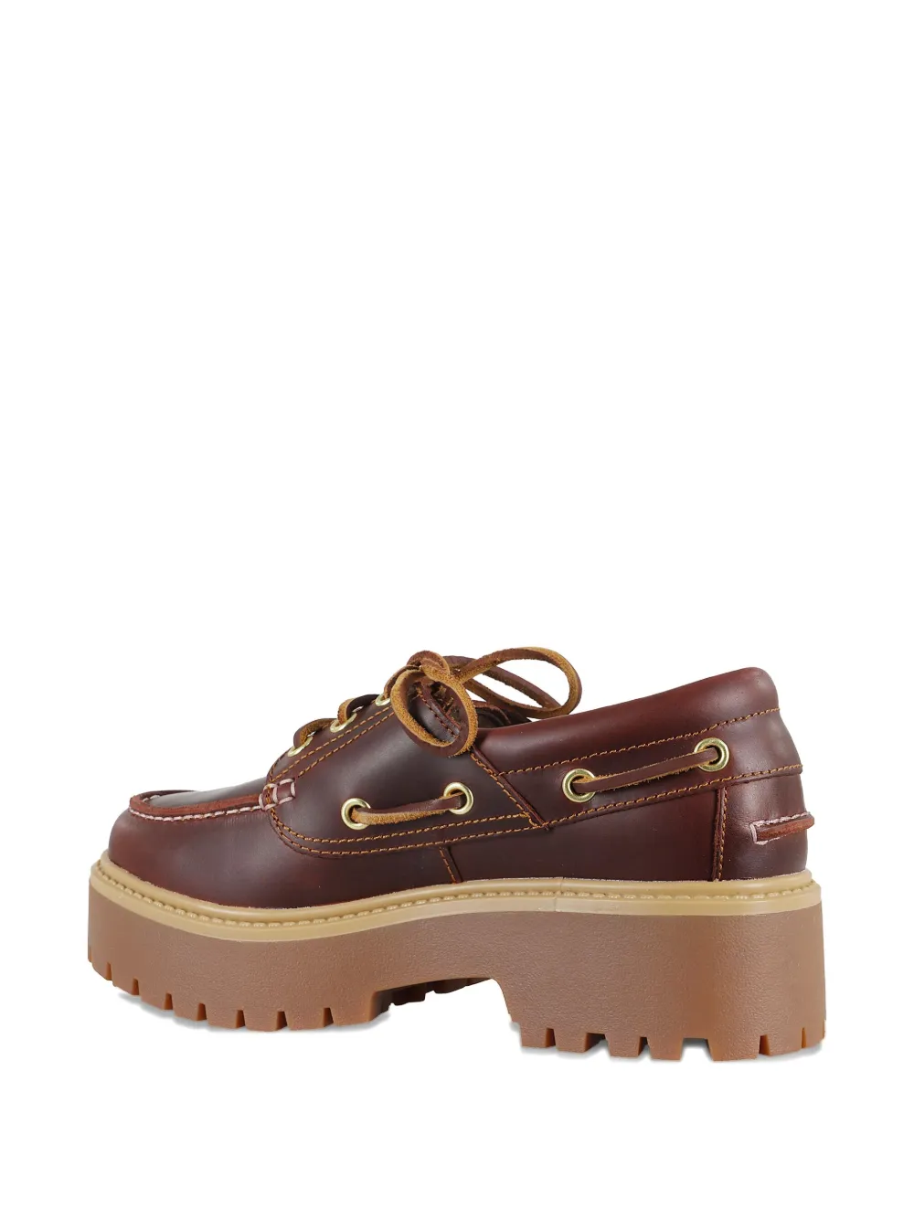 Босоножки на платформе Stone Street с шнуровкой Timberland, коричневый — фото 3