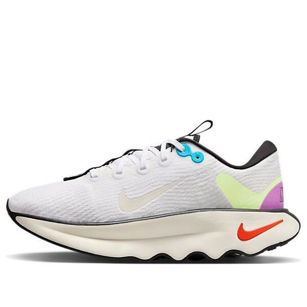 

Кроссовки Nike Motiva SE 'White Lime Blue Lightning', цвет pale ivory/white-black-lime blast-blue lightning-fuchsia dream