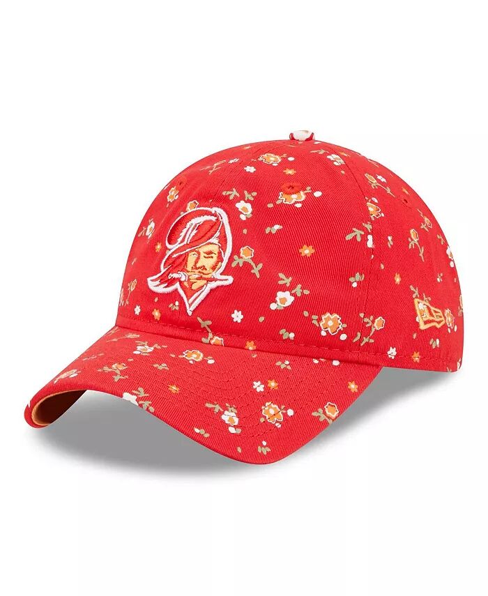 

Женская красная кепка Tampa Bay Buccaneers Floral 9TWENTY Adjustable New Era