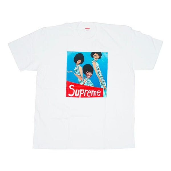 

Футболка fw18 group tee white printing short sleeve Supreme, белый