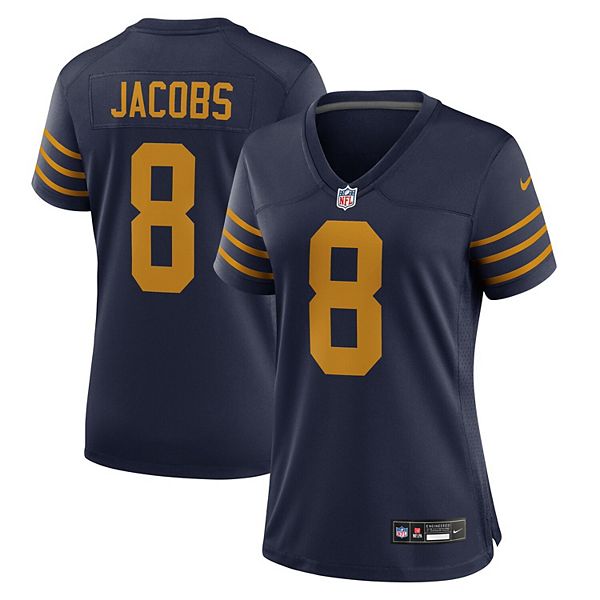 

Женская футболка Josh Jacobs Green Bay Packers The 1923 Classic Game в цвете navy Nike, Зеленый, Женская футболка Josh Jacobs Green Bay Packers The 1923 Classic Game в цвете navy Nike