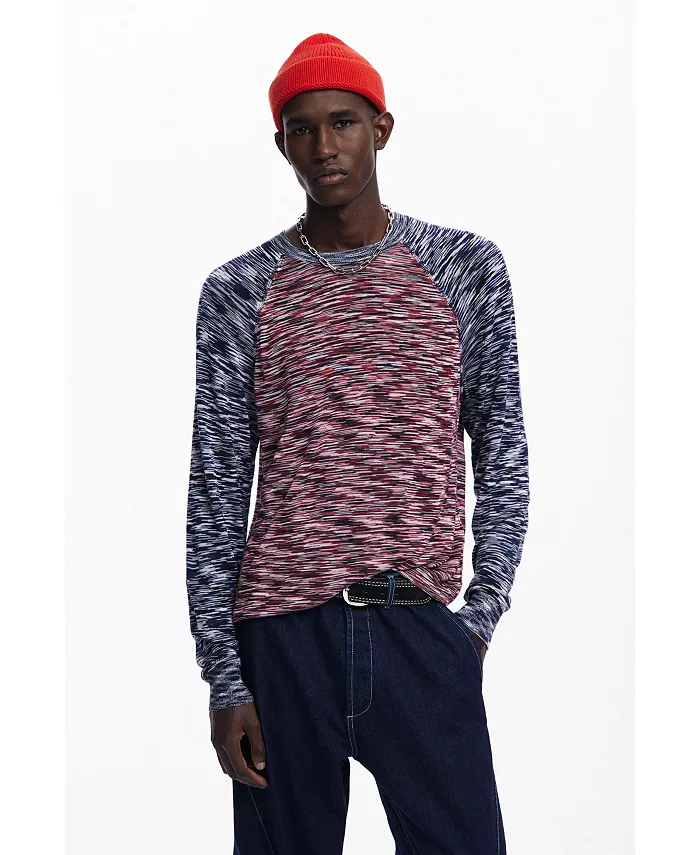

Мужская футболка Two-tone marled Desigual, синий