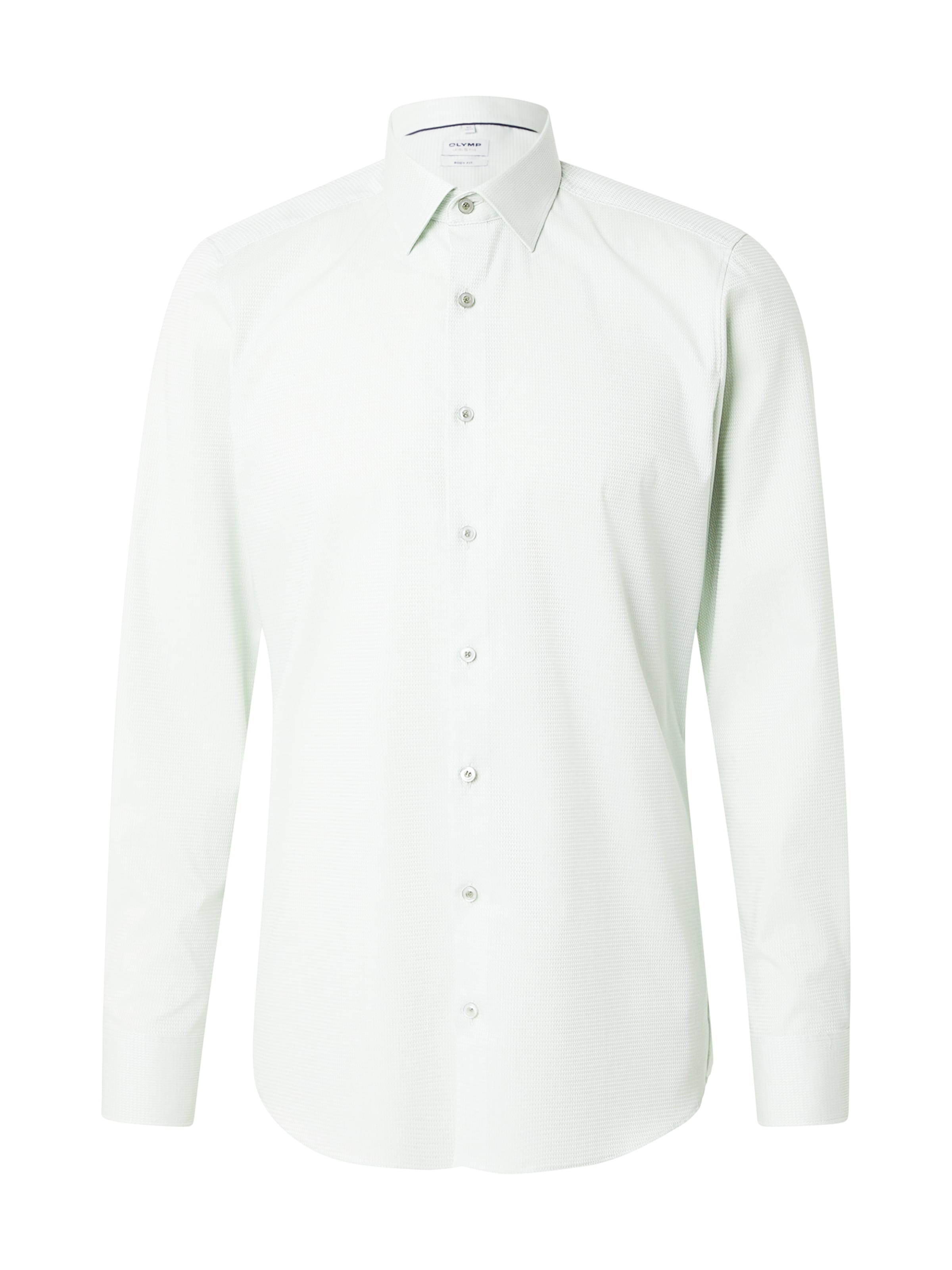 

OLYMP Деловая рубашка приталенного кроя в пастельно-зеленом цвете