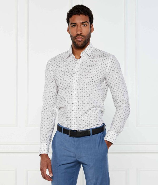 

Рубашка h-hank-s-kent-c1-232 Slim fit Boss, белый