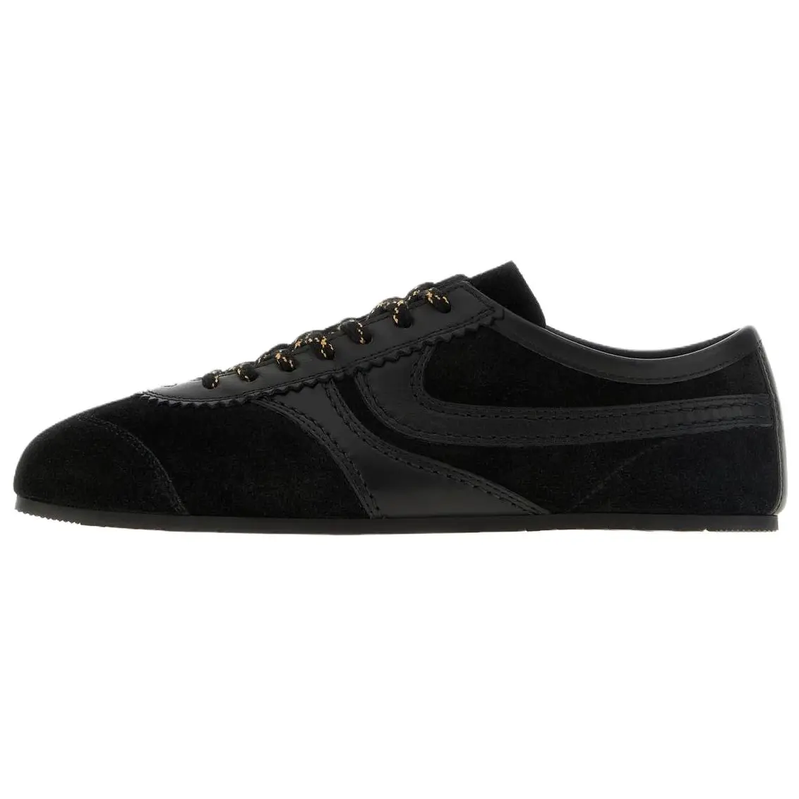 DRIES VAN NOTEN Женские повседневные кроссовки Suede Low top черные