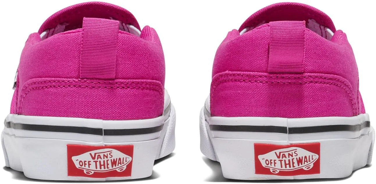 Кеды Vans Asher без шнурков для детей и подростков, розовый — фото 3
