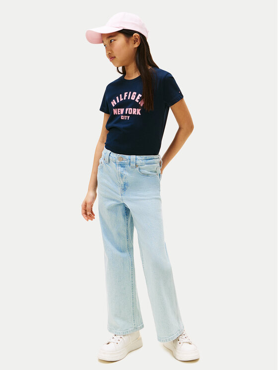 Футболка обычного кроя Graphic KG0KG08813 Tommy Hilfiger, синий — фото 2
