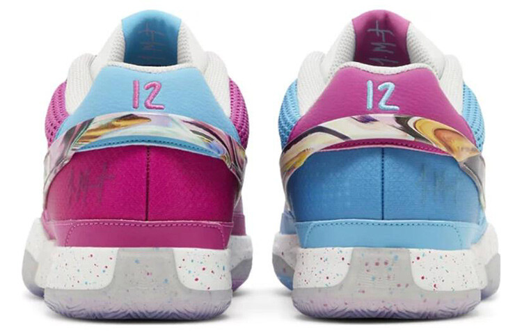 Кроссовки Nike Ja 1 Basketball, голубой/фиолетовый — фото 4