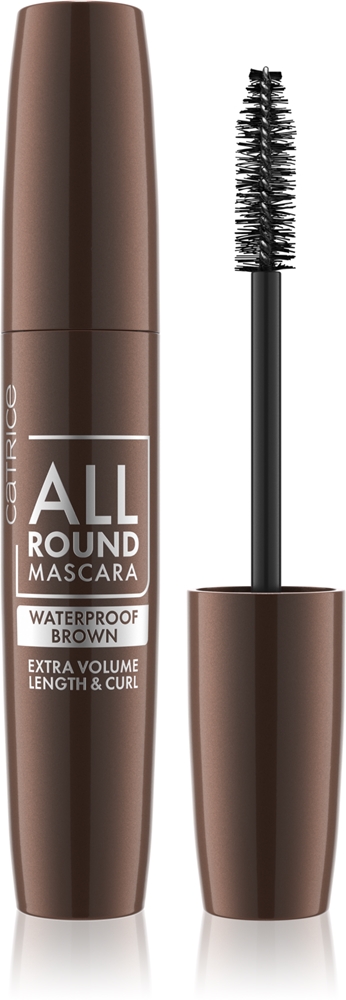 

Универсальная тушь для ресниц, удлиняющая, подкручивающая и придающая объем, водостойкая Catrice, atspalvis 020 brown 12 мл