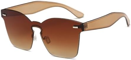 

Солнцезащитные очки 2027 года для женщин, мужские очки, очки для зрения, винтажные очки с плоской верхней частью, ретро-солнцезащитные очки, без оправы MTZJH, 4904 - No 03