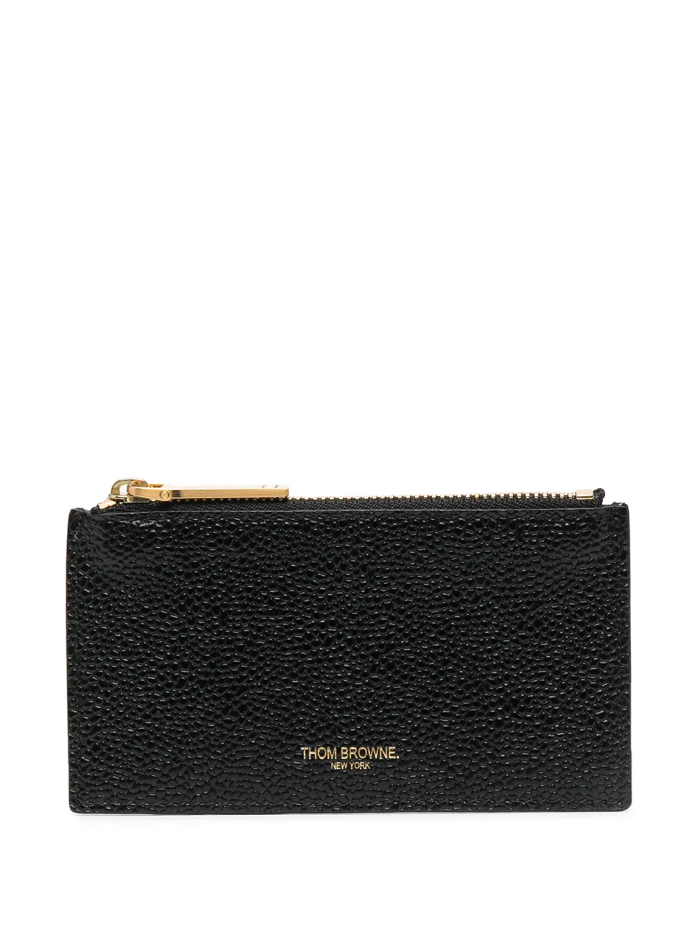

Кошелек на молнии Thom Browne, черный
