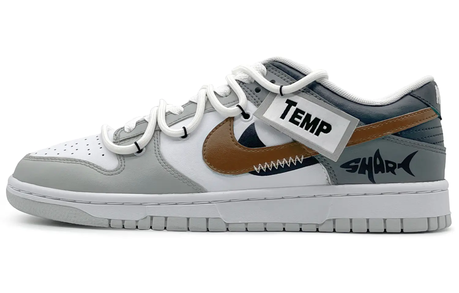 

Кроссовки Nike Dunk Skateboard Shoes Men Low-Top White, Gray, Brown