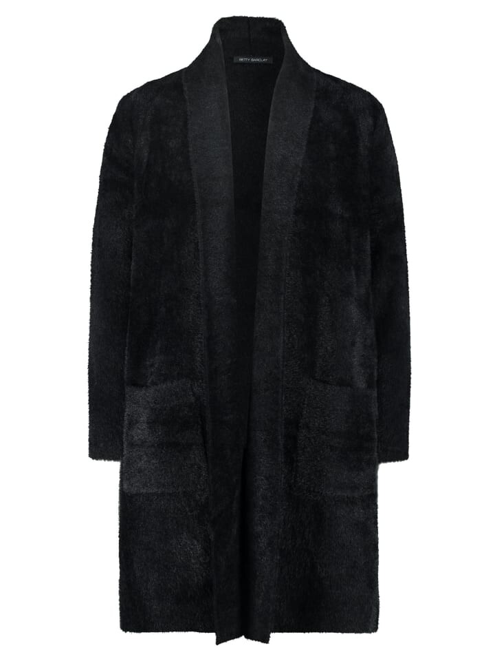 

Кардиган Betty Barclay Strickmantel mit Kragen, черный
