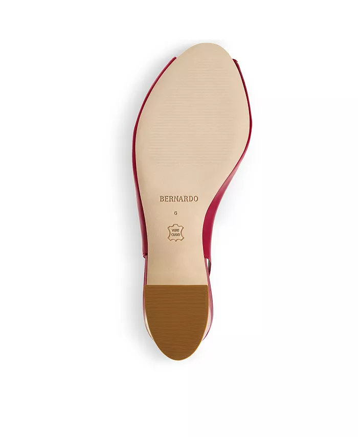 Туфли-лодочки с открытым носком Bernardo Bailen Mary Jane Bernardo Footwear, красный — фото 4