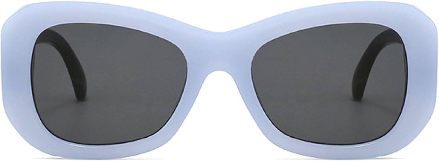 

Женские ретро-солнцезащитные очки овальной формы «кошачий глаз» в черной оправе увеличенного размера, модные солнцезащитные очки для женщин, защита от ультрафиолета UV400, цвет N47 mincl, Blue