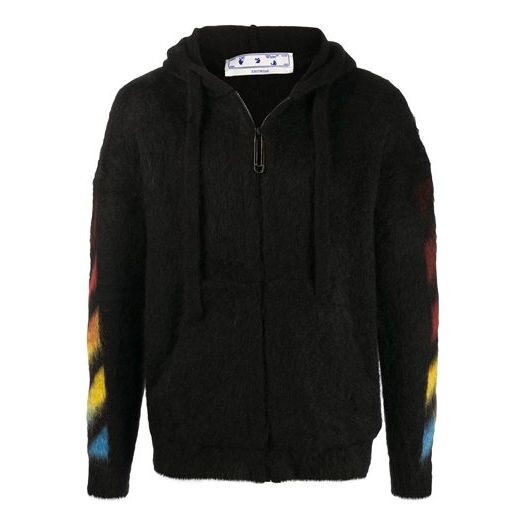 

Куртка men's pattern hooded jacket black Off-White, черный