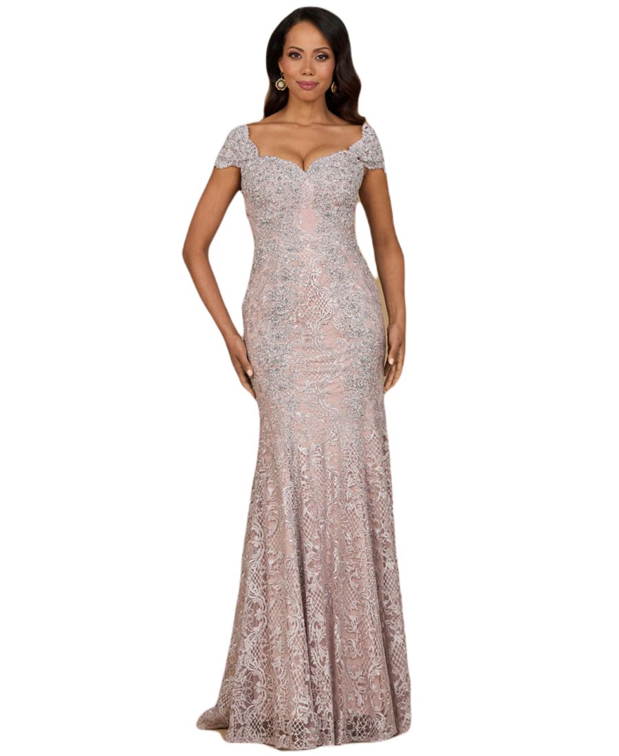 

Женское облегающее кружевное платье-русалка Lara, Dusty purple