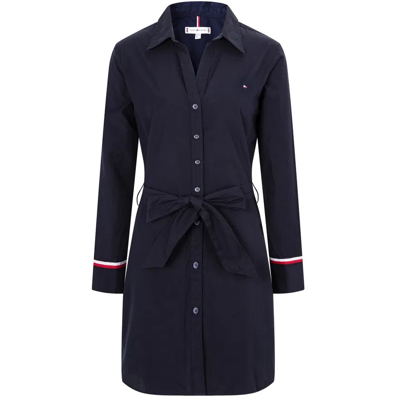 Платье с длинным рукавом Tommy Hilfiger темно-синее