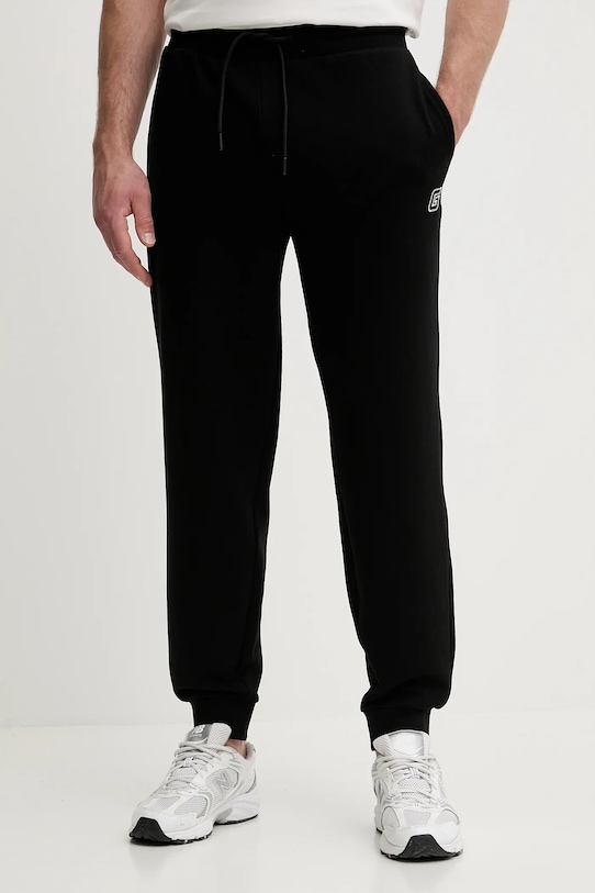 

Хлопковые спортивные брюки Mentore Guess, черный