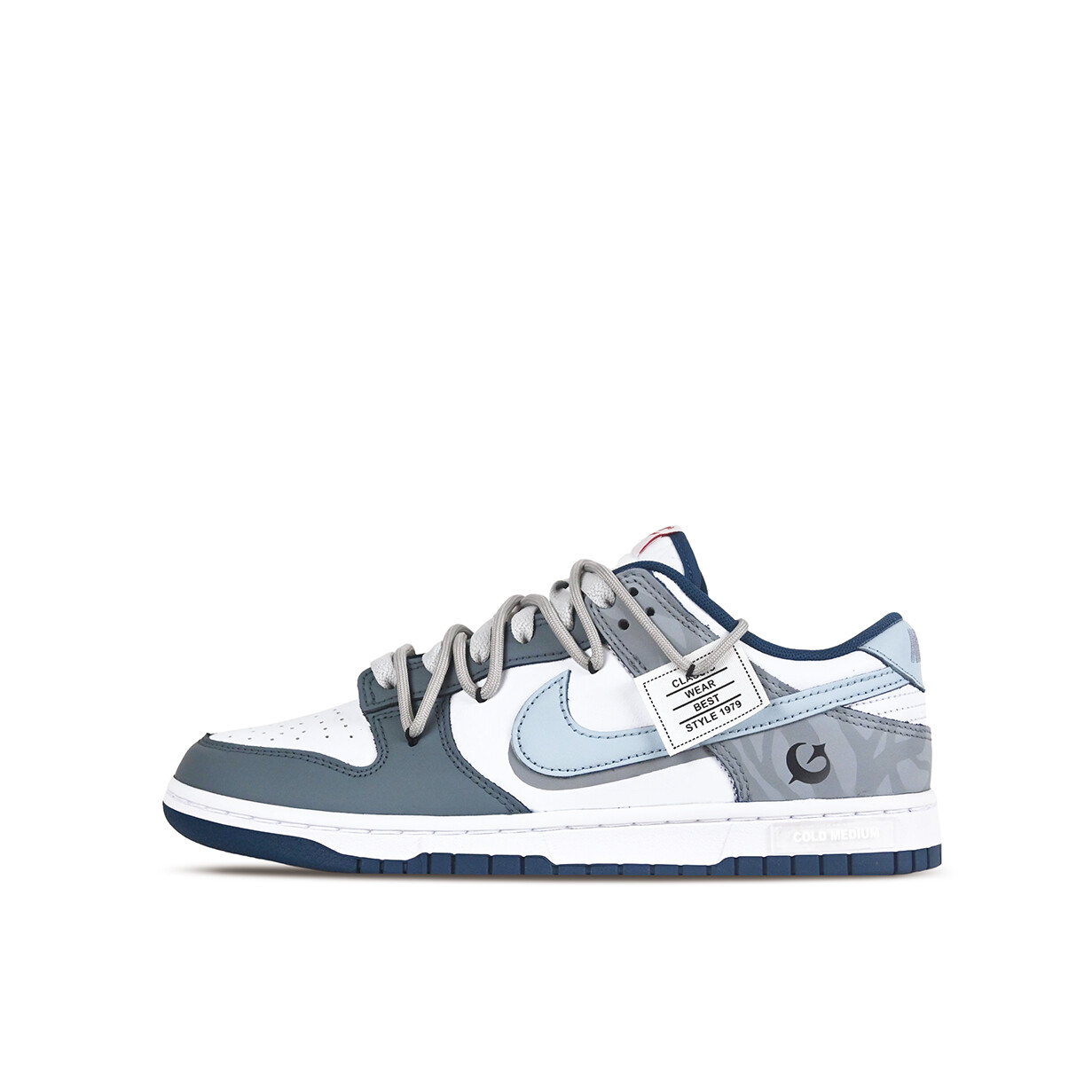 

Кроссовки Nike Dunk Skateboard Shoes Men Low-Top White, Синий, Кроссовки Nike Dunk Skateboard Shoes Men Low-Top White