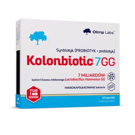 

Kolonbiotic 7gg Пищевая добавка с молочнокислыми бактериями - 10 капсул Olimp Labs