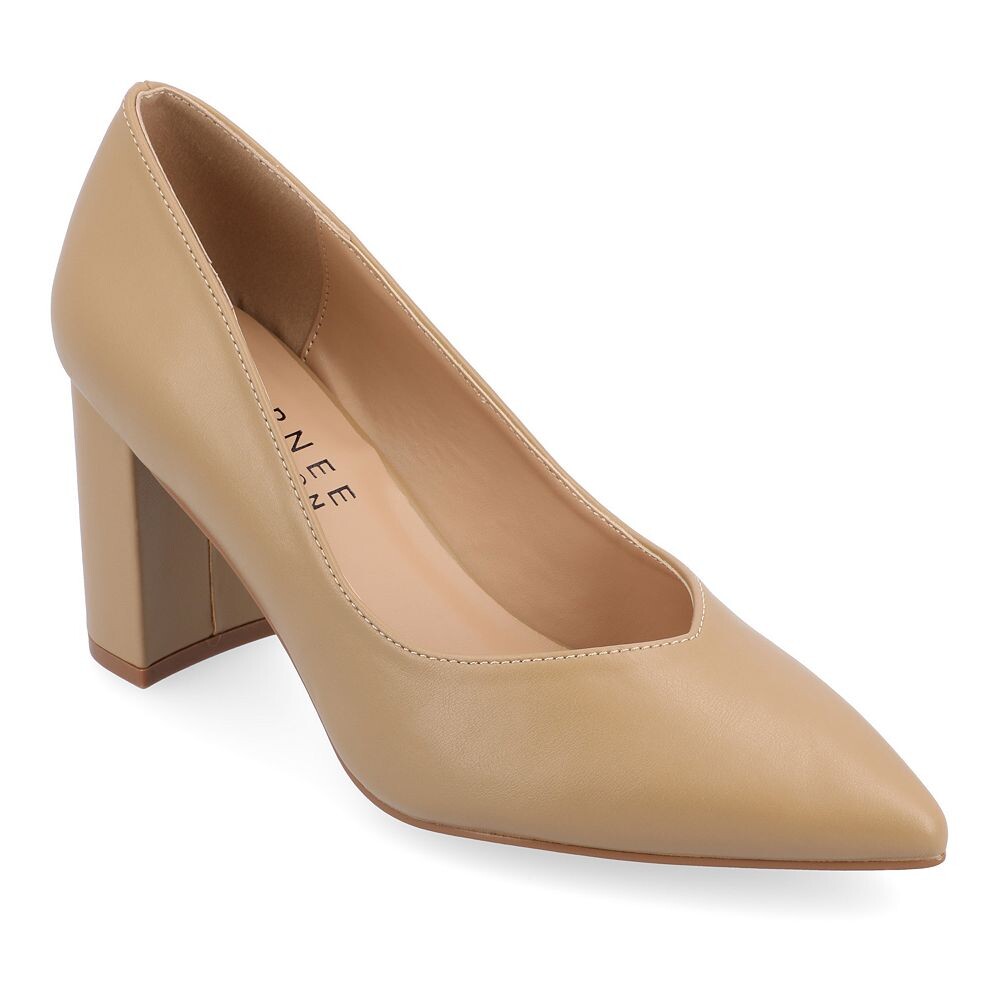 

Коллекция Journee Simonne Женские туфли супернатуральных оттенков Tru Comfort Foam Journee Collection, цвет Honey