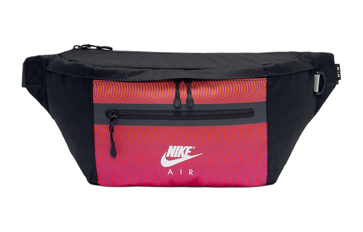 

Nike Сумка через плечо ELEMENTAL из ткани, поясная сумка, обычная, унисекс, черная и красная