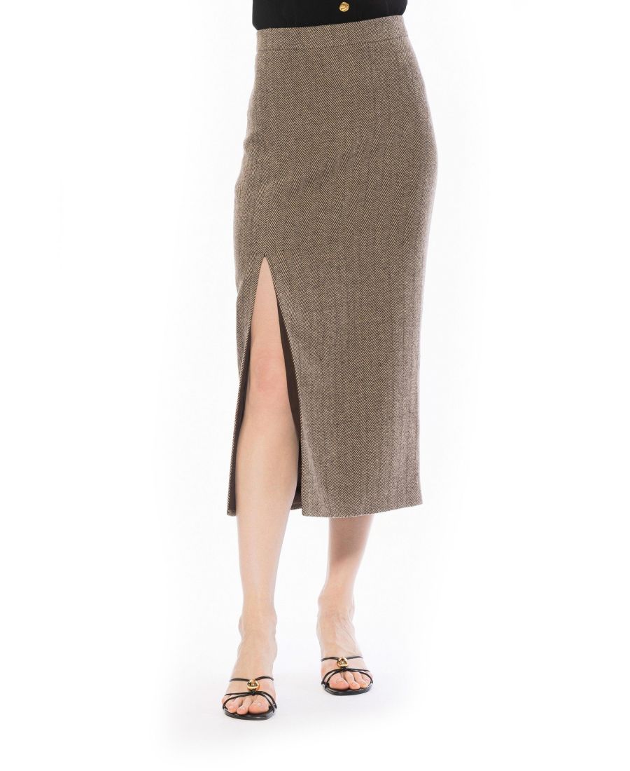 

Женская твидовая юбка Onyx Alexia Admor, Herringbone