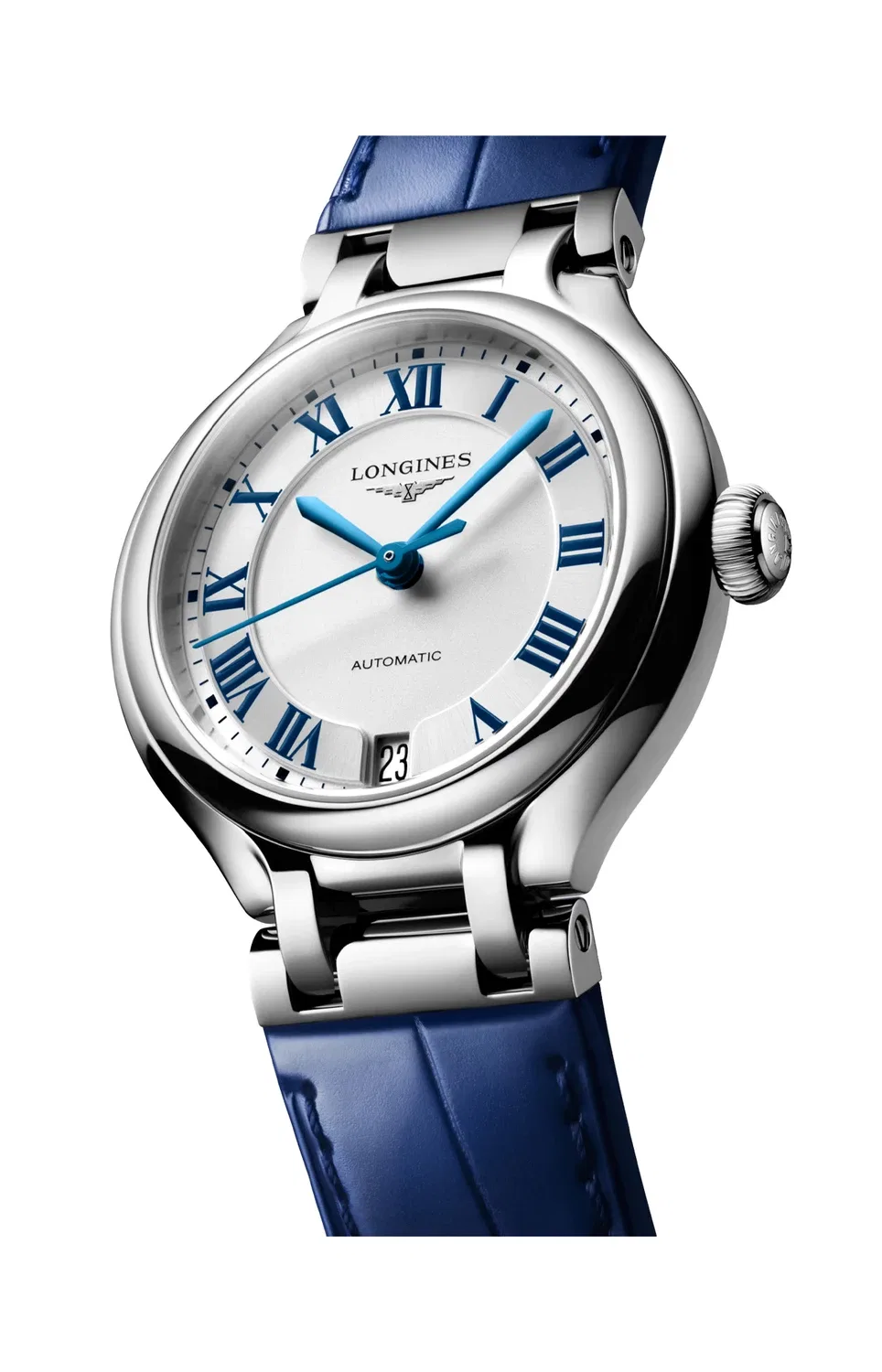 Лонжин Прималуна - L8.124.4.71.2 LONGINES, синий — фото 4