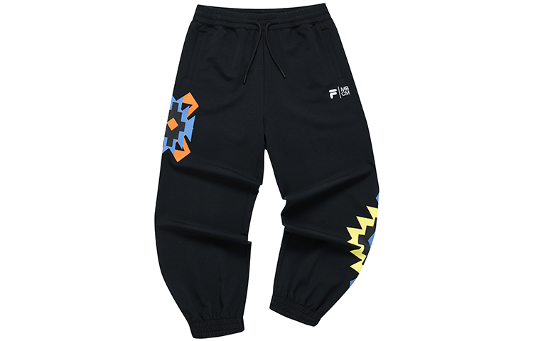 

FILA FUSION Марсело Бурлон Коллекция Коллаборация Повседневные Брюки Женские Pitch Black