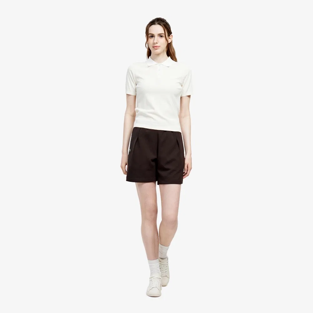 Шорты Lacoste трикотажные, коричневые